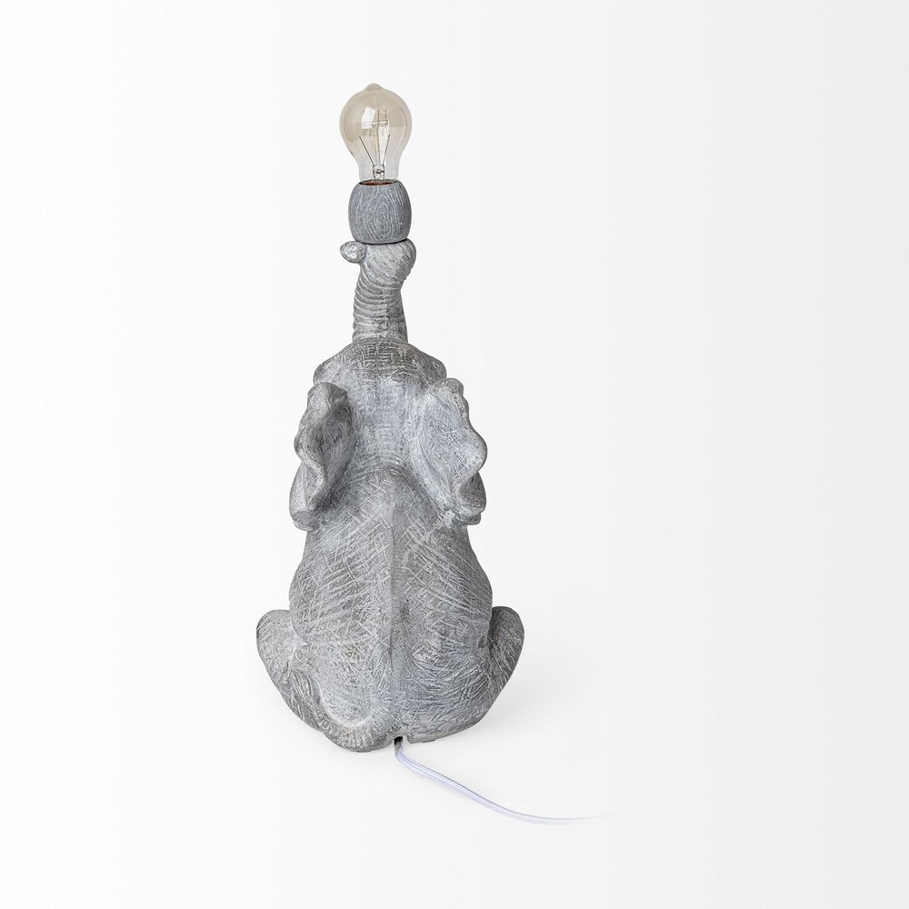 16" Gray Lamp Base LED — view 4