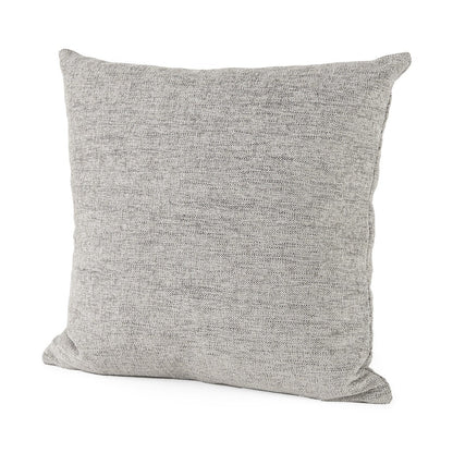 Stone Gray Basket Weave Accentthrow Pillow FurniFindUSA