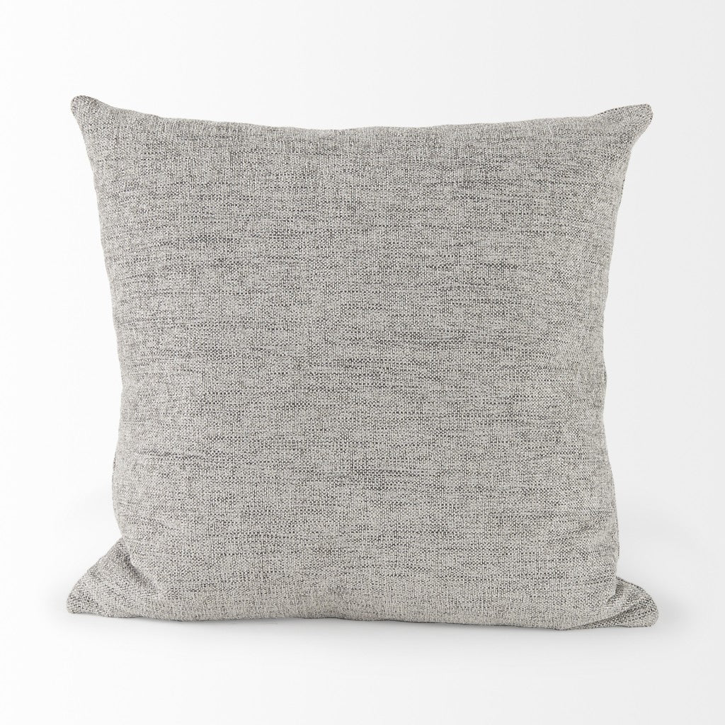 Stone Gray Basket Weave Accentthrow Pillow FurniFindUSA
