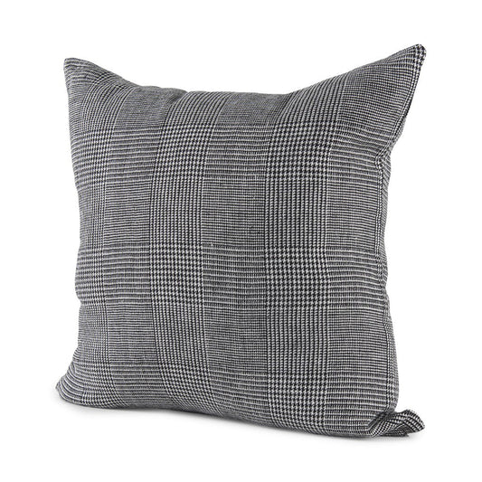 White And Black Pattern Throw Pillow Cover FurniFindUSA
