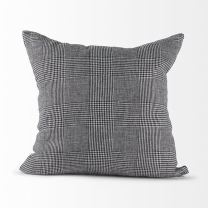 White And Black Pattern Throw Pillow Cover FurniFindUSA
