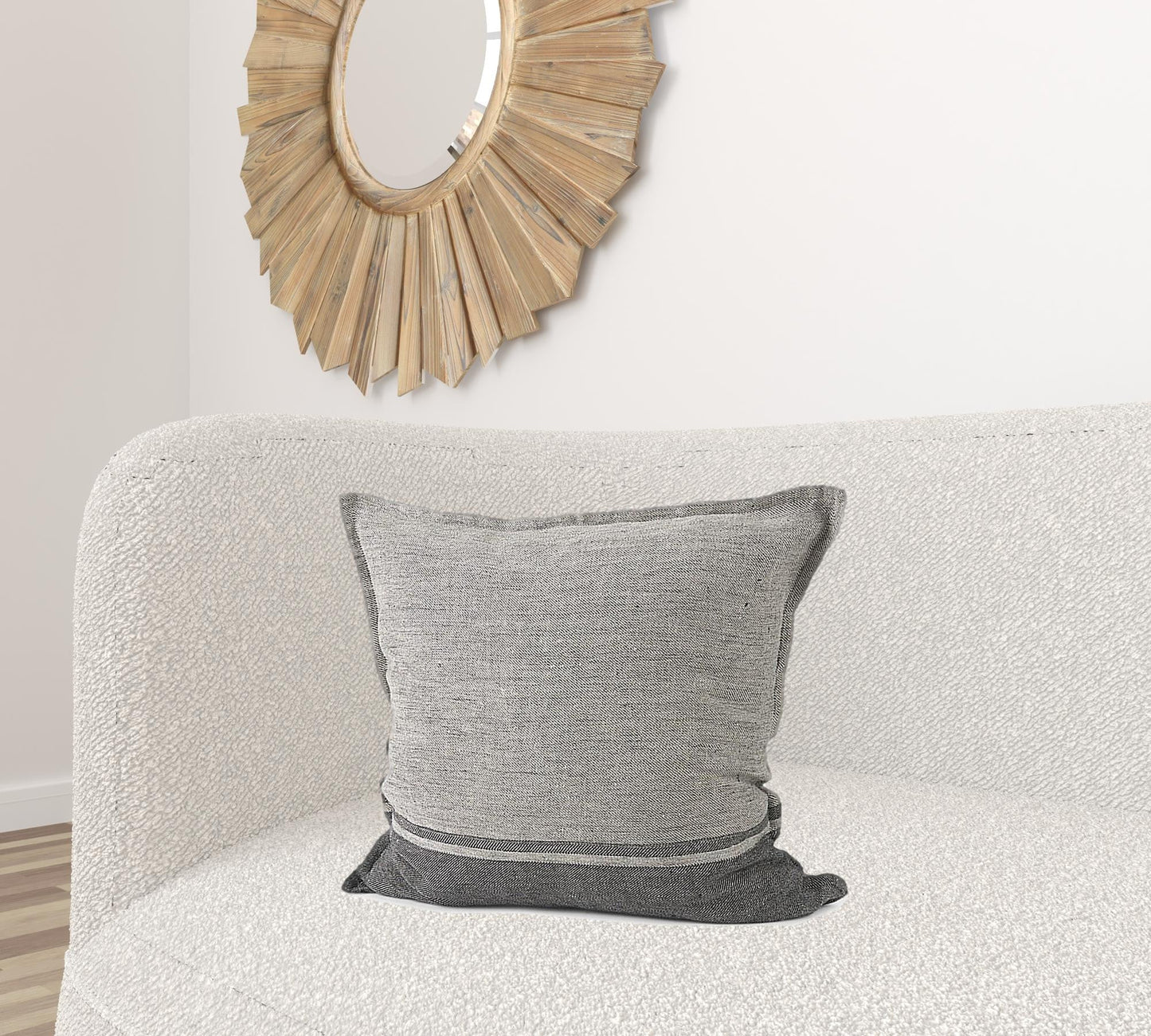 Light And Dark Gray Cushion Cover FurniFindUSA