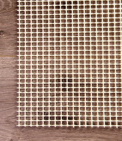 2' x 8' Ivory Striped Weave Non Slip Rug Pad HomeRoots