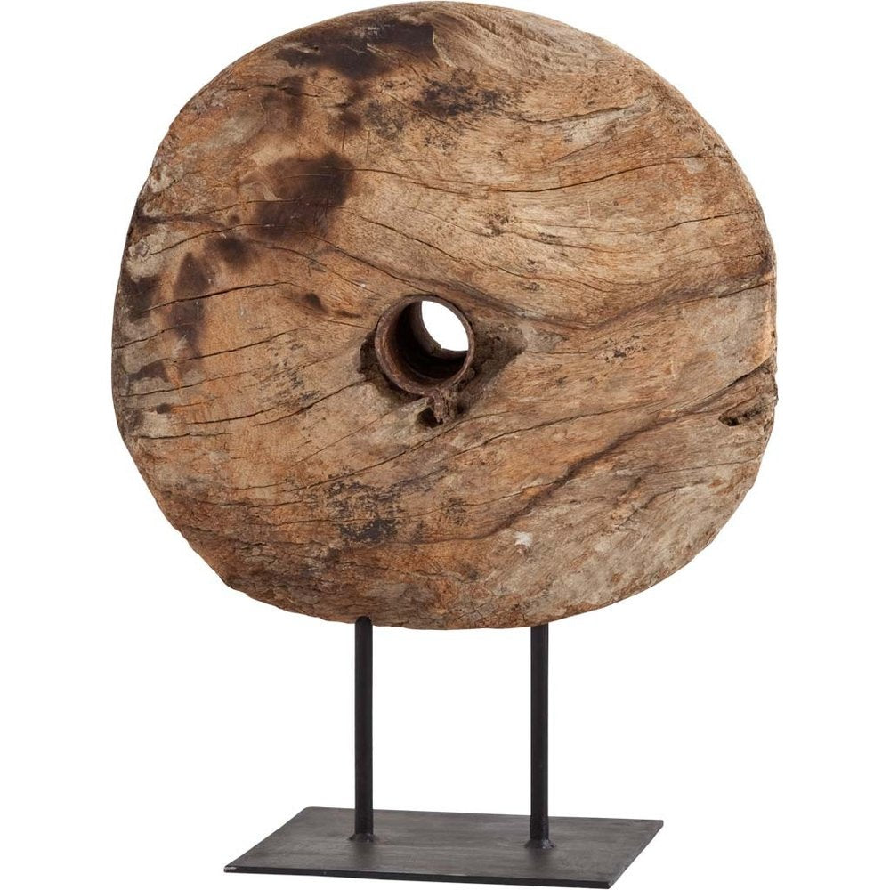 26" Brown Tabletop Sculpture — view 1