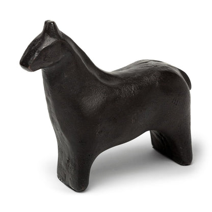 6" Gold Metal Horse Tabletop Sculpture HomeRoots