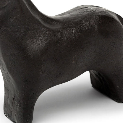 6" Gold Metal Horse Tabletop Sculpture HomeRoots