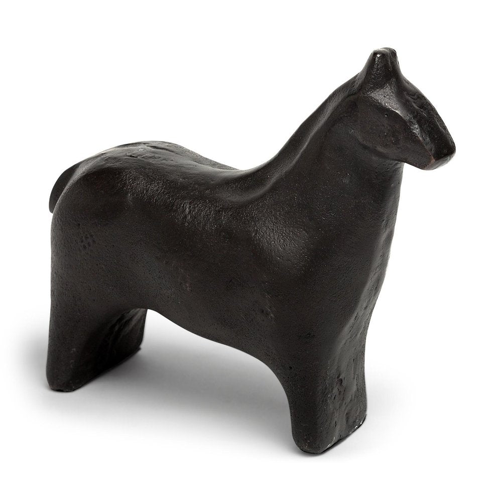 6" Gold Metal Horse Tabletop Sculpture — view 7