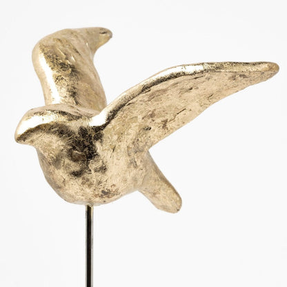 Set Of Three Gold Bird Sculptures HomeRoots