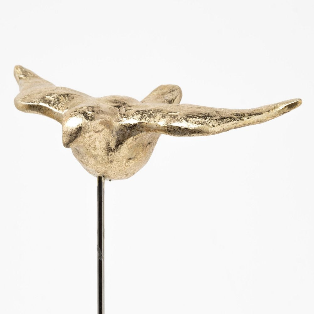 Set Of Three Gold Bird Sculptures HomeRoots