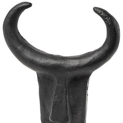 Black Metal Tribal Inspired Sculpture HomeRoots