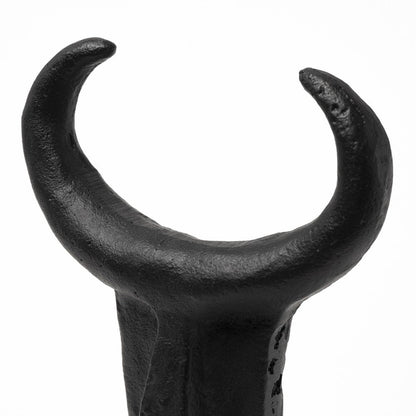 Black Metal Tribal Inspired Sculpture HomeRoots
