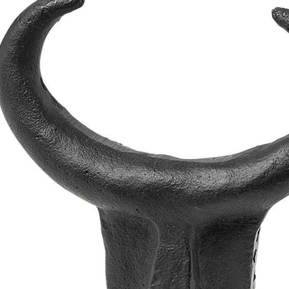 Black Metal Tribal Inspired Sculpture HomeRoots