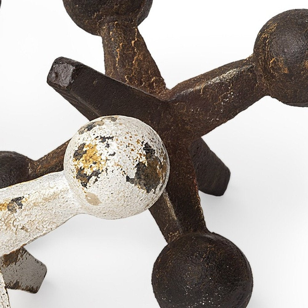 Set Of Three Iron Jack Sculptures HomeRoots