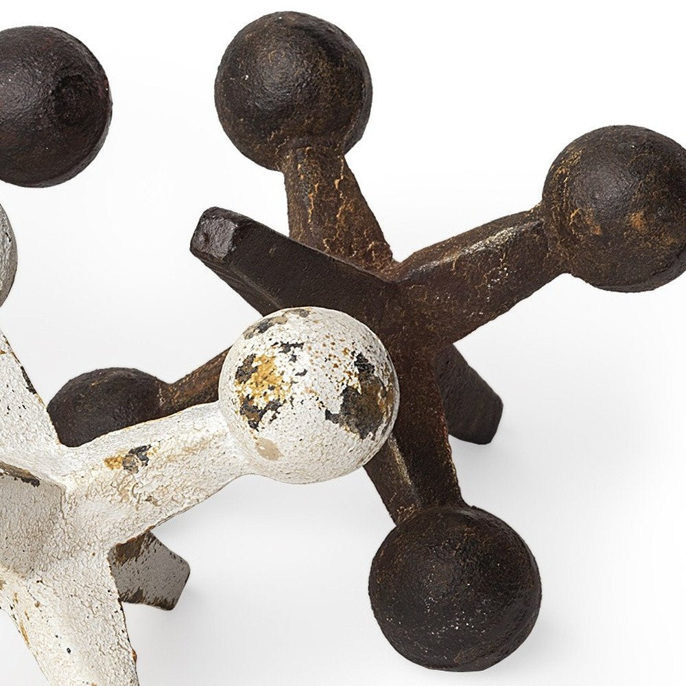 Set Of Three Iron Jack Sculptures HomeRoots