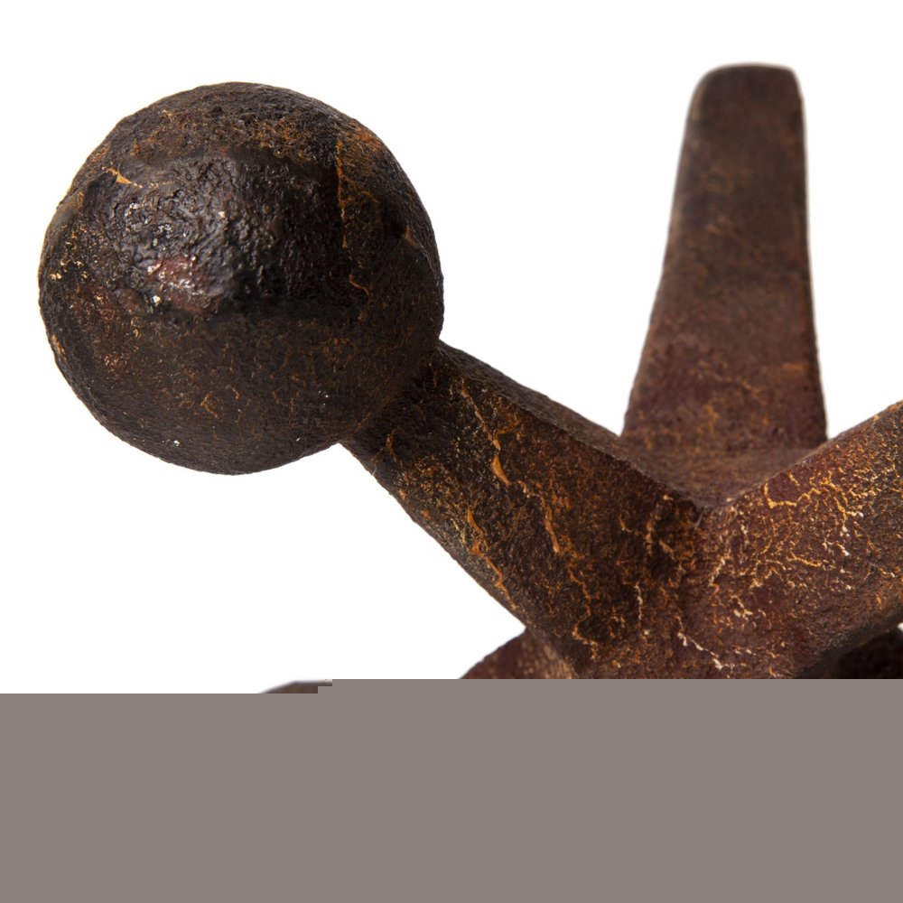 Set Of Three Iron Jack Sculptures HomeRoots