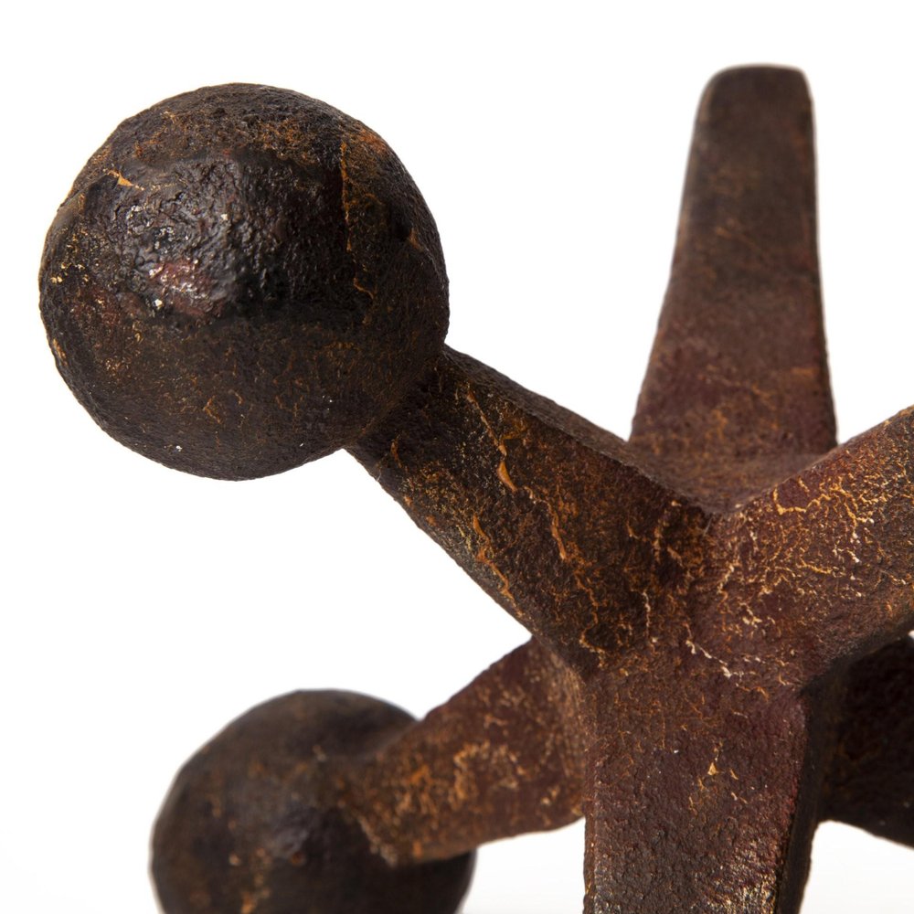 Set Of Three Iron Jack Sculptures HomeRoots