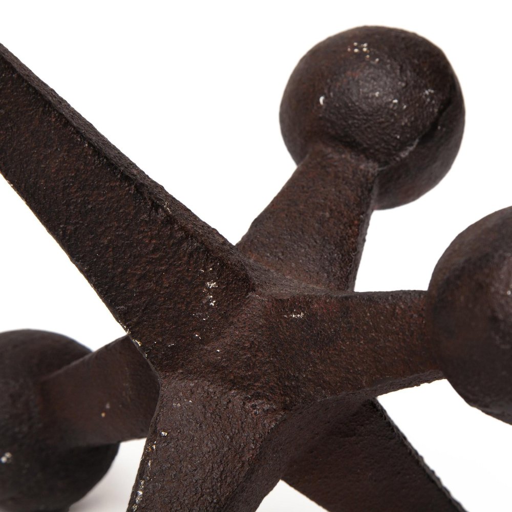 Set Of Three Iron Jack Sculptures HomeRoots