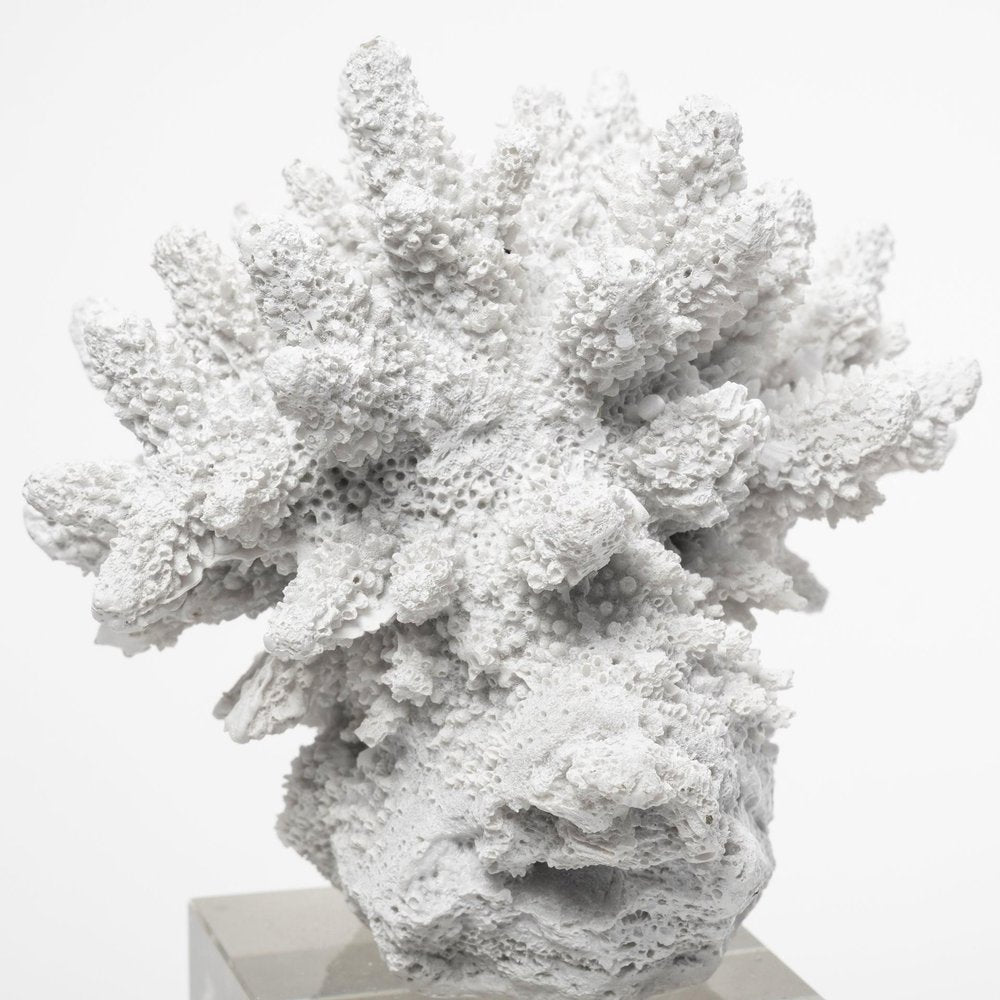 10" White Metal Tabletop Sculpture HomeRoots