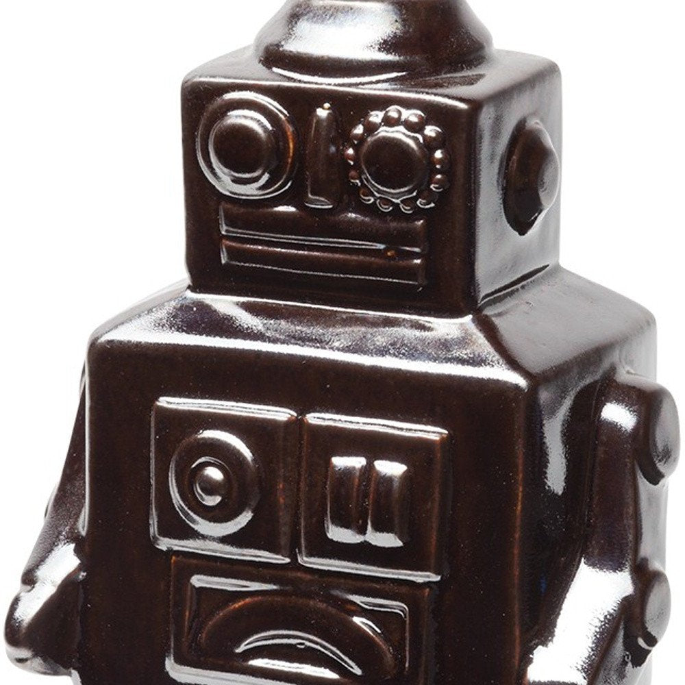 7" Silver Metal Robot Shaped Sculpture — view 11