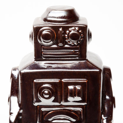 7" Silver Metal Robot Shaped Sculpture HomeRoots