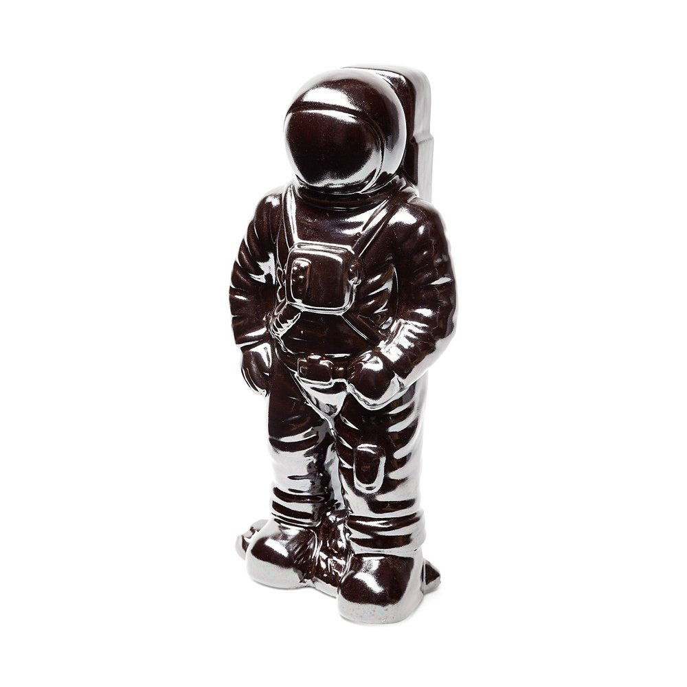 Over The Moon Silverplated Astronaut Sculpture HomeRoots