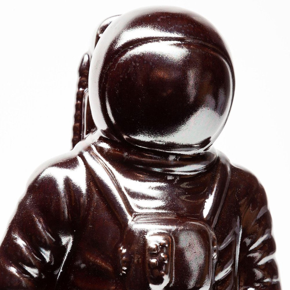 Over The Moon Silverplated Astronaut Sculpture HomeRoots
