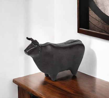 6" Black Metal Tabletop Sculpture HomeRoots