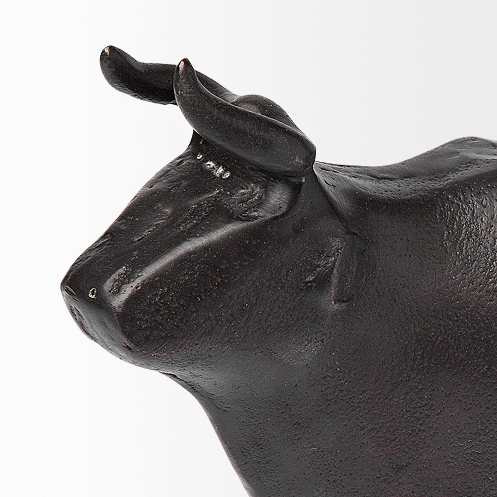 6" Black Metal Tabletop Sculpture HomeRoots