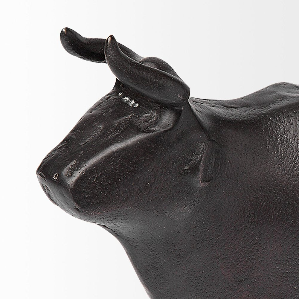 6" Black Metal Tabletop Sculpture HomeRoots