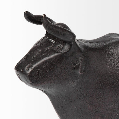 6" Black Metal Tabletop Sculpture HomeRoots