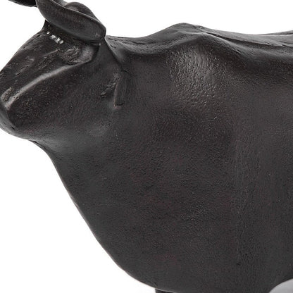 6" Black Metal Tabletop Sculpture HomeRoots