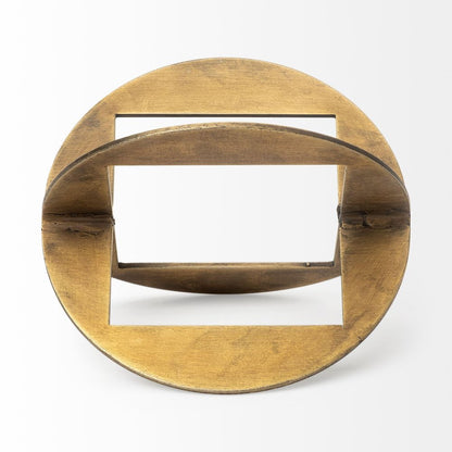 6" Gold Metal Geometric Orb Tabletop Sculpture HomeRoots