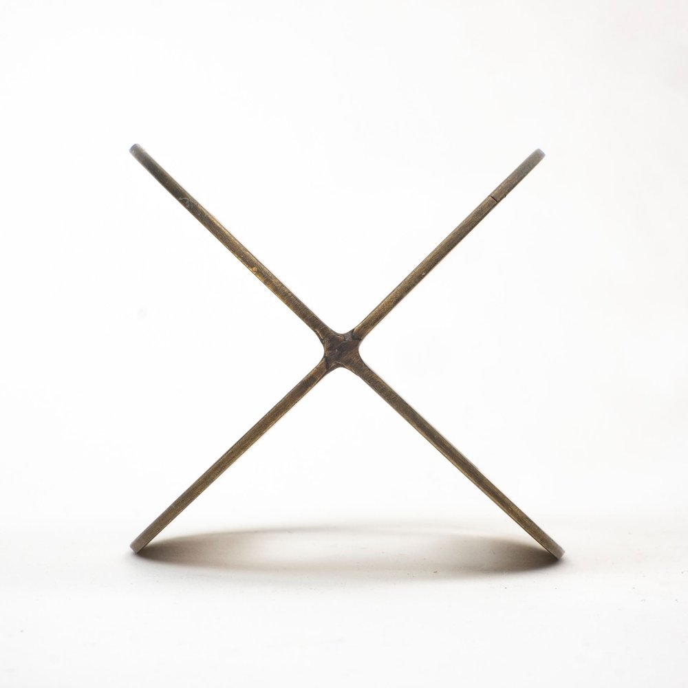 6" Gold Metal Geometric Orb Tabletop Sculpture HomeRoots