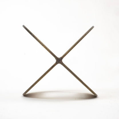 6" Gold Metal Geometric Orb Tabletop Sculpture HomeRoots