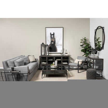 16" Black Metal and Resin Western Horse Saddle Tabletop Sculpture HomeRoots