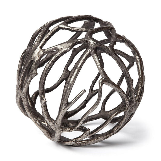 Silver Metal Tree Branch Sculpture HomeRoots