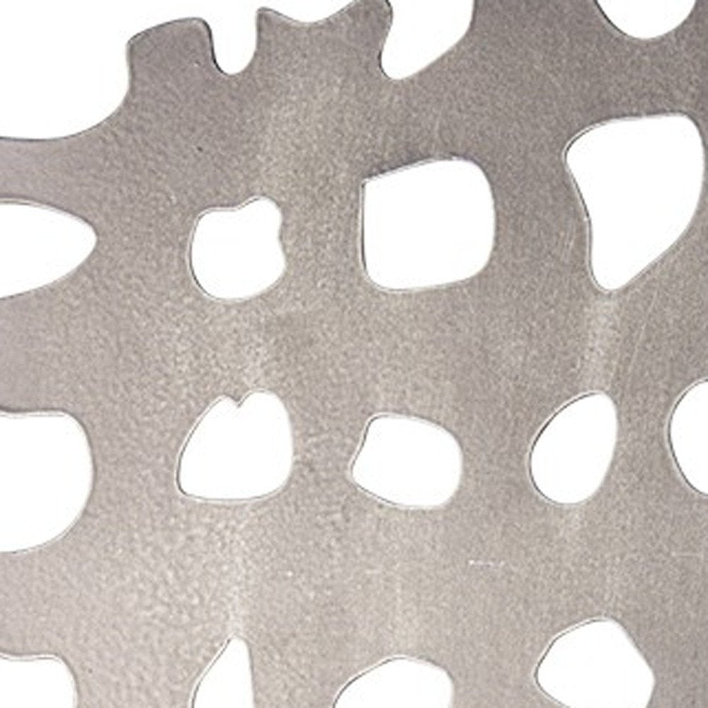 21" Gray Metal Tabletop Sculpture HomeRoots