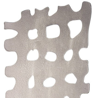 21" Gray Metal Tabletop Sculpture HomeRoots