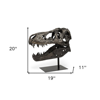 Authentic Replica T Rex Skull Sculpture HomeRoots