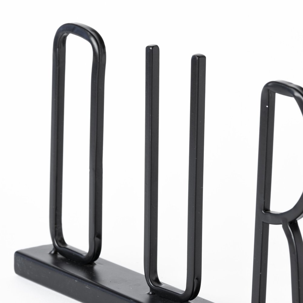 24" Black Metal Our Nest Tabletop Sculpture HomeRoots