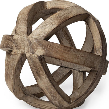 8" Brown Polyresin Tabletop Sculpture HomeRoots