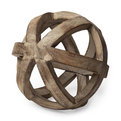 8" Brown Polyresin Tabletop Sculpture HomeRoots