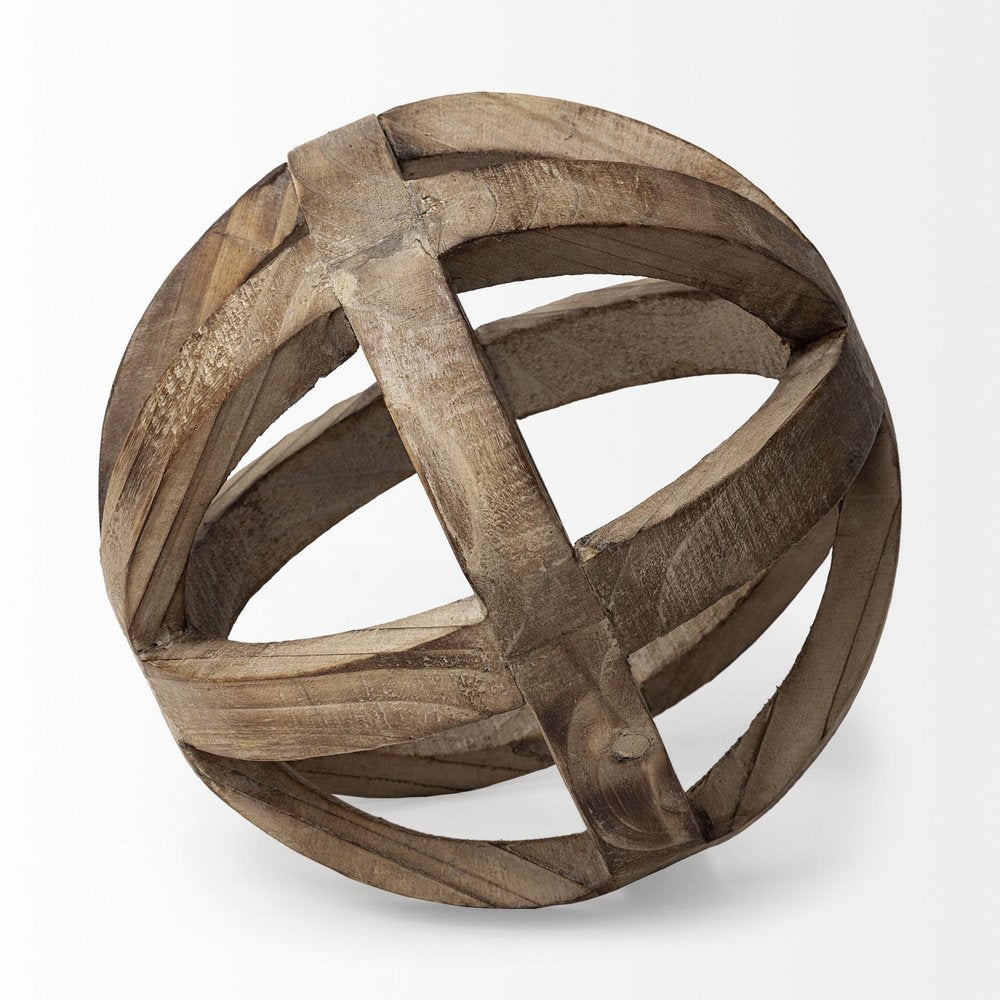 8" Brown Polyresin Tabletop Sculpture HomeRoots