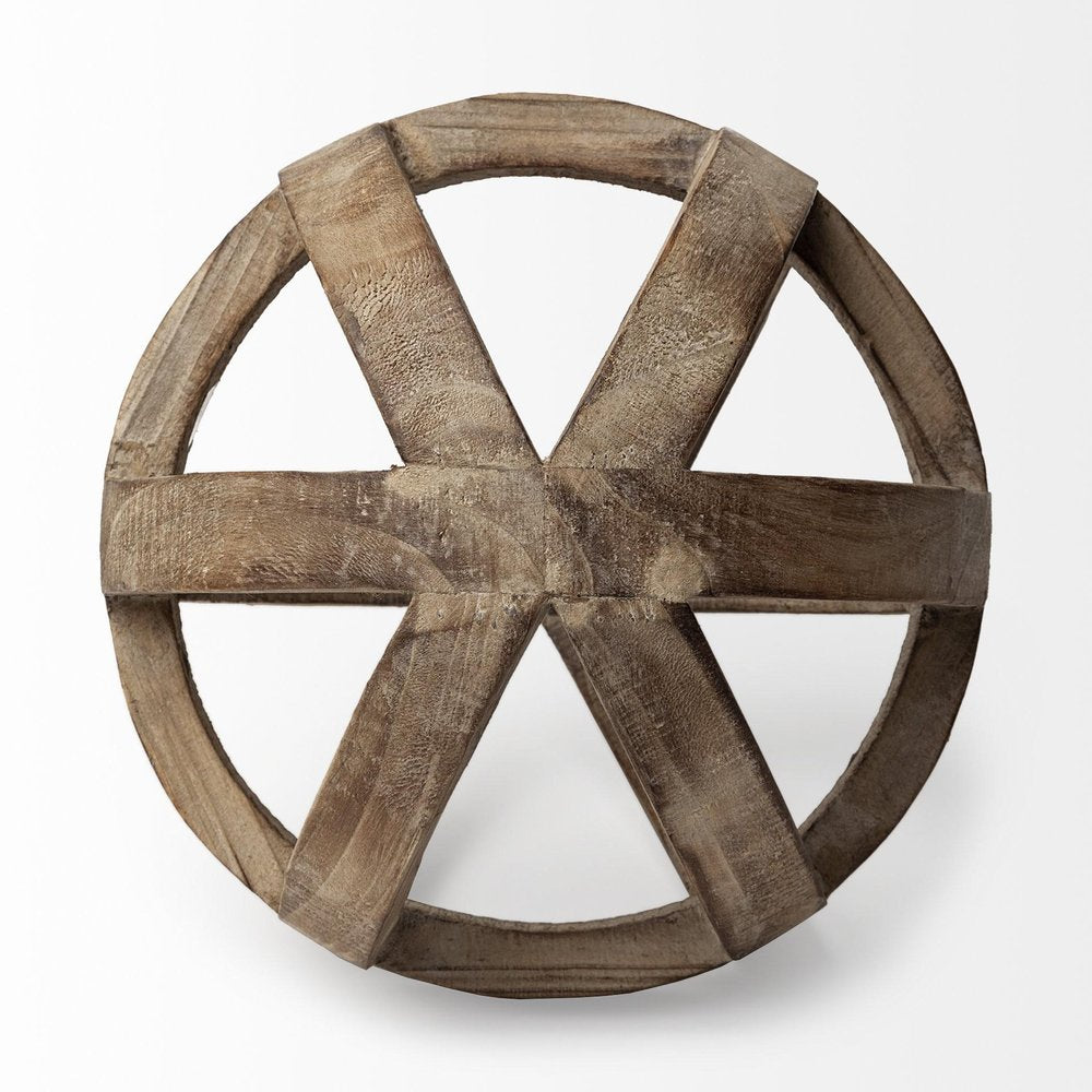 8" Brown Polyresin Tabletop Sculpture HomeRoots