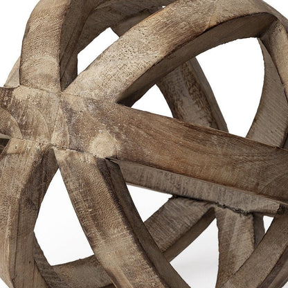 8" Brown Polyresin Tabletop Sculpture HomeRoots