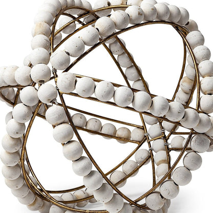 12" White Tabletop Sculpture HomeRoots