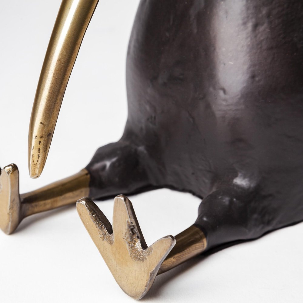 7" Black Metal Tabletop Sculpture — view 7
