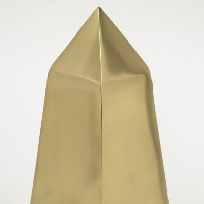 Set of Two 11" Gold Metal Tabletop Sculpture HomeRoots