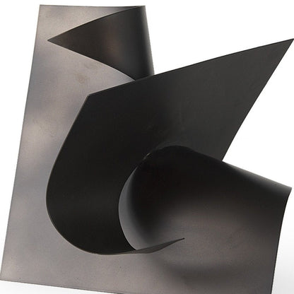 12" Contempo Antiqued Black Abstract Sculpture HomeRoots
