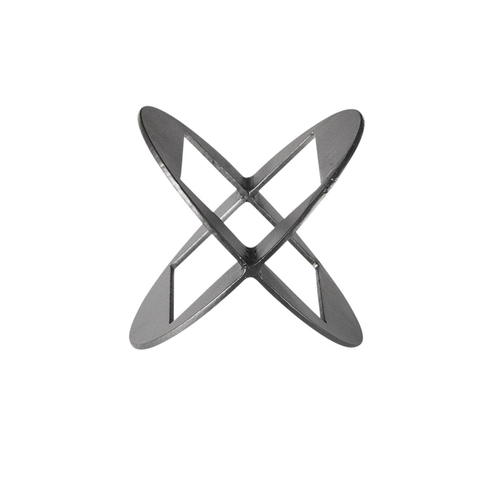 6" Black Cast Iron Tabletop Sculpture HomeRoots